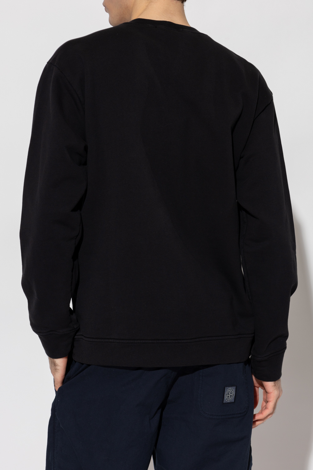 Black Sweatshirt with logo Stone Island Black Sweatshirt with logo Stone Island